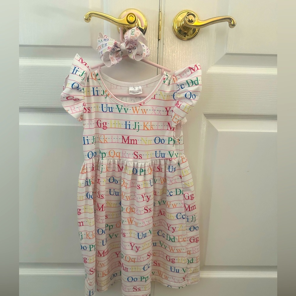 Great ABC’s picture day dress!
